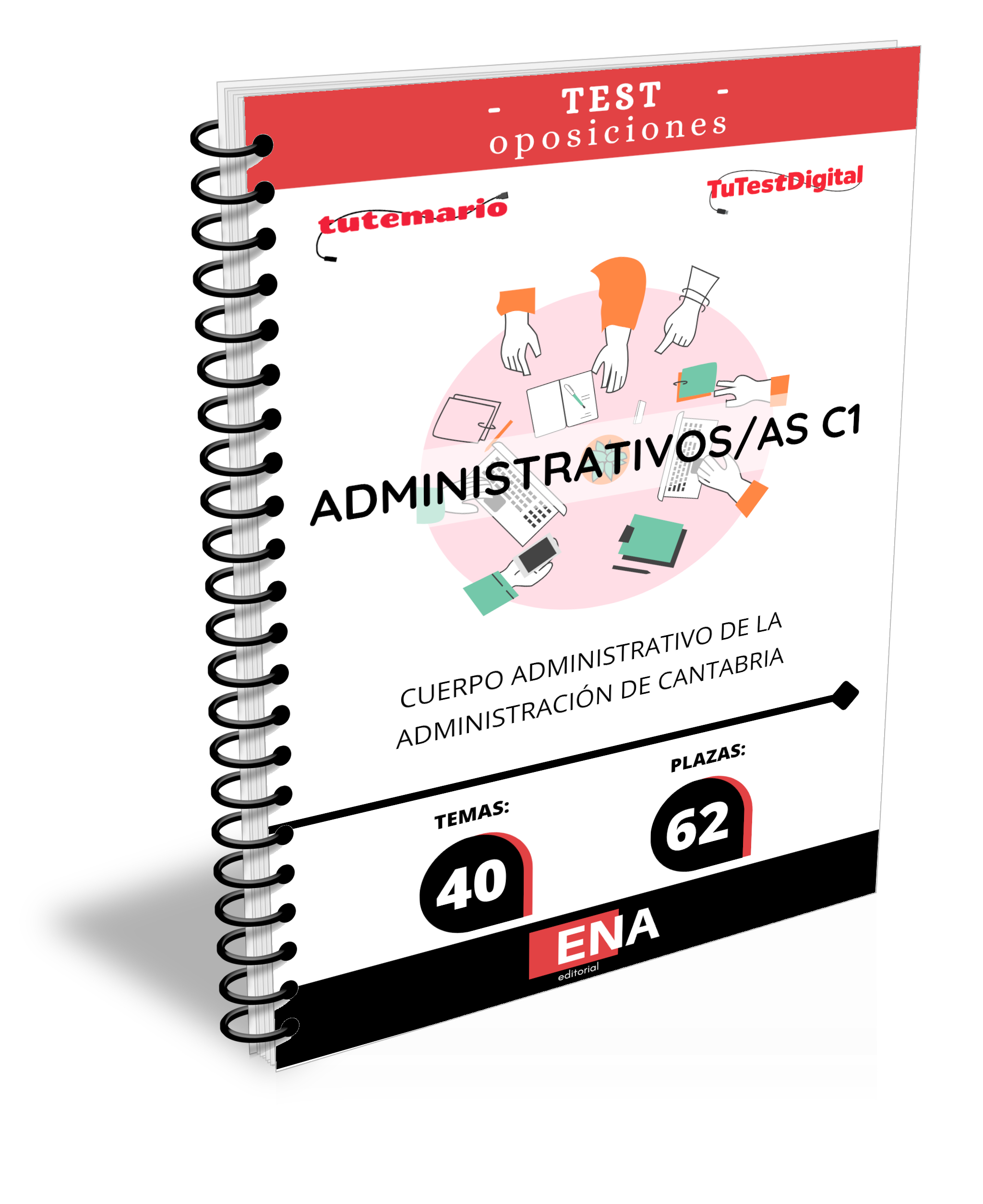 Libros Oposición Administrativos C-1 Comunidad de Cantabria