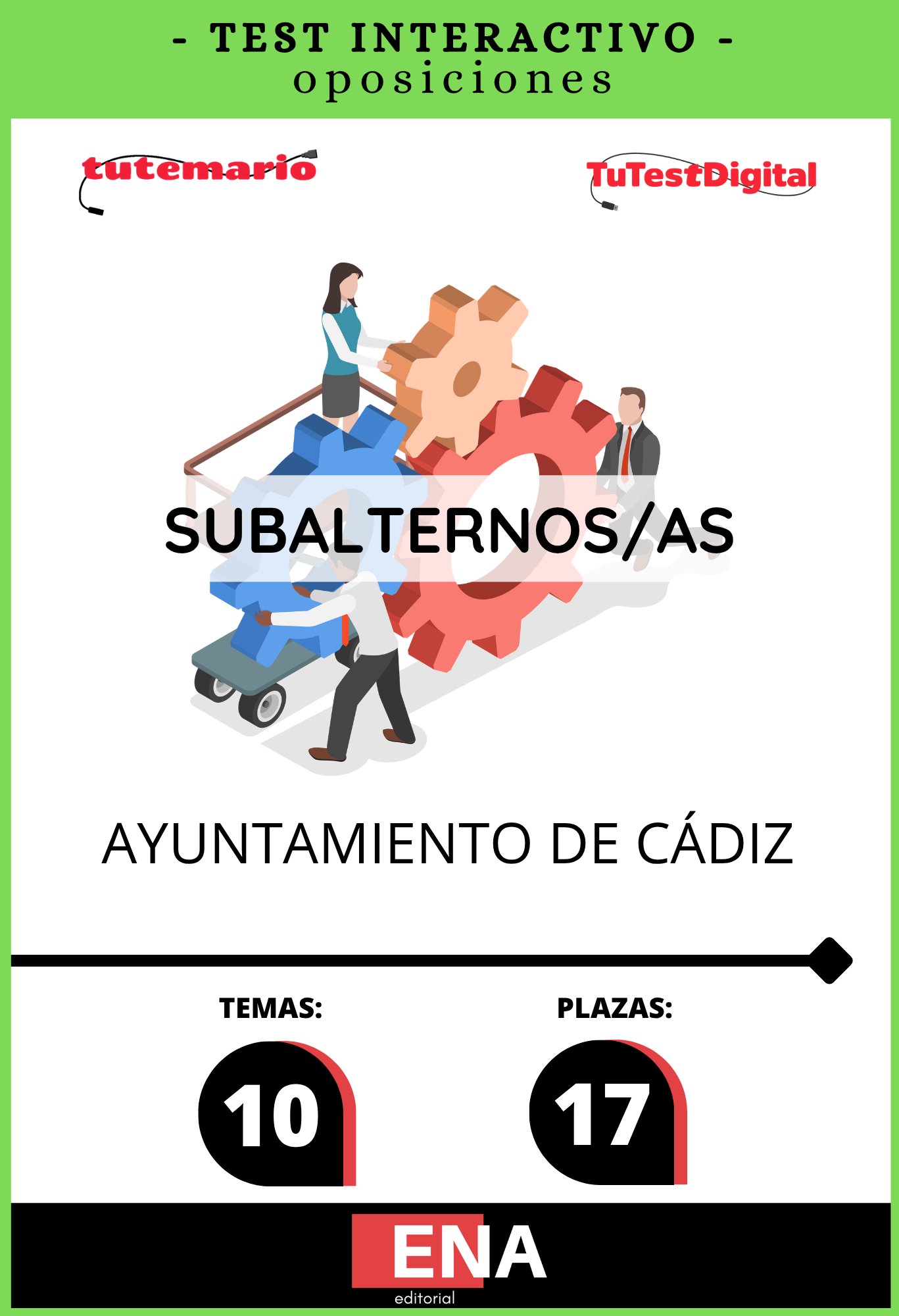 Libros Oposición Subalternos Ayuntamiento de Cádiz