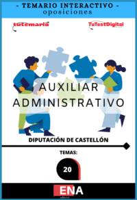 TEMARIOS y TEST para Oposición Auxiliar Administrativo Diputación de Castellón
