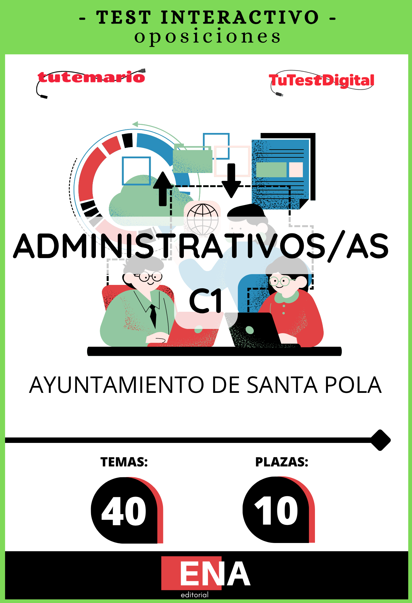 Libros Oposición Administrativo C1 Ayuntamiento de Santa Pola